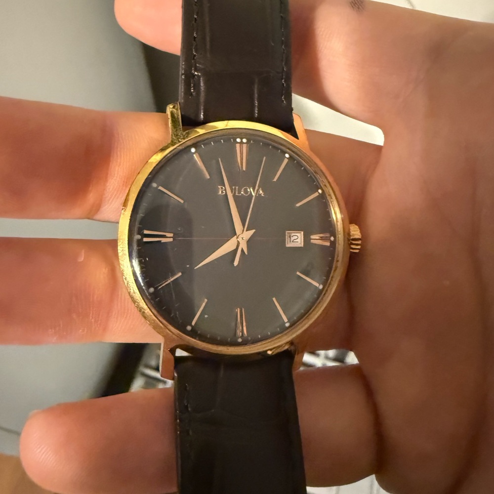 Bulova  Aerojet Rose Gold Grey Dial Men’s Watch